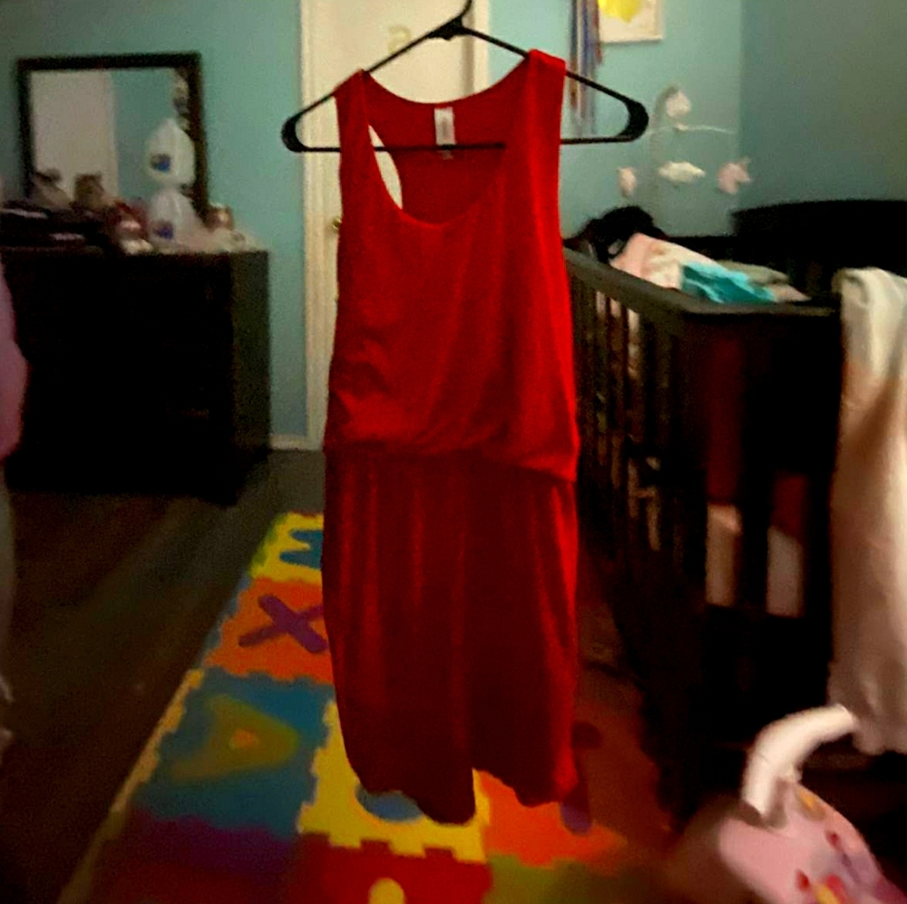 A red dress